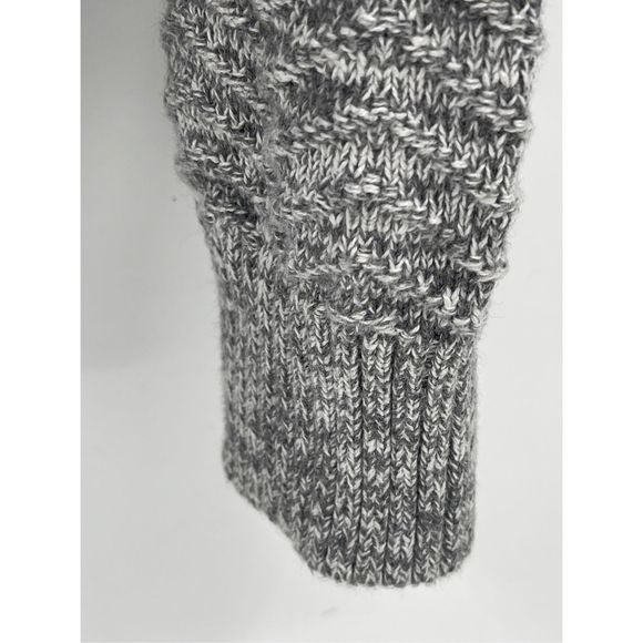 Banana Republic Cardigan Sweater Men Large Gray Button Down Mock‎ Neck Knit - Picture 7 of 13